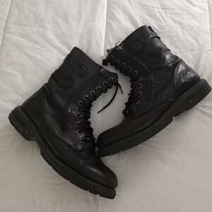 HARLEY DAVIDSON mens Leather Motorcycle Boots